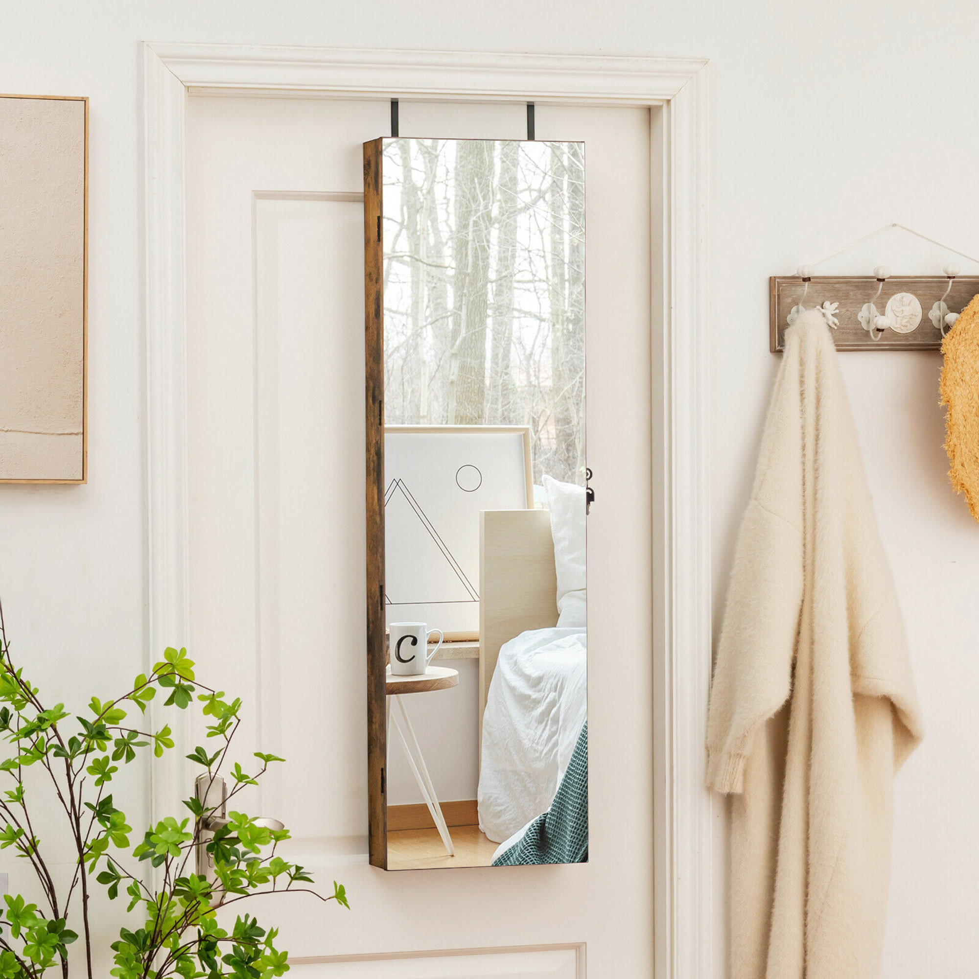 Over the door armoire sales